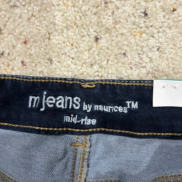 Maurice’s jeggings jeans medium M short‎ red plaid lined NEW NWT mid rise - Picture 5 of 9